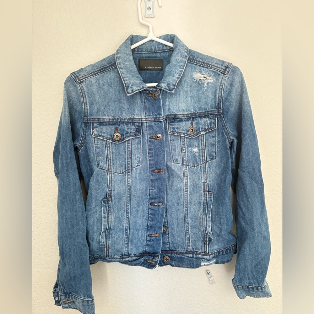 Articles Of Society Light Blue Denim Jacket